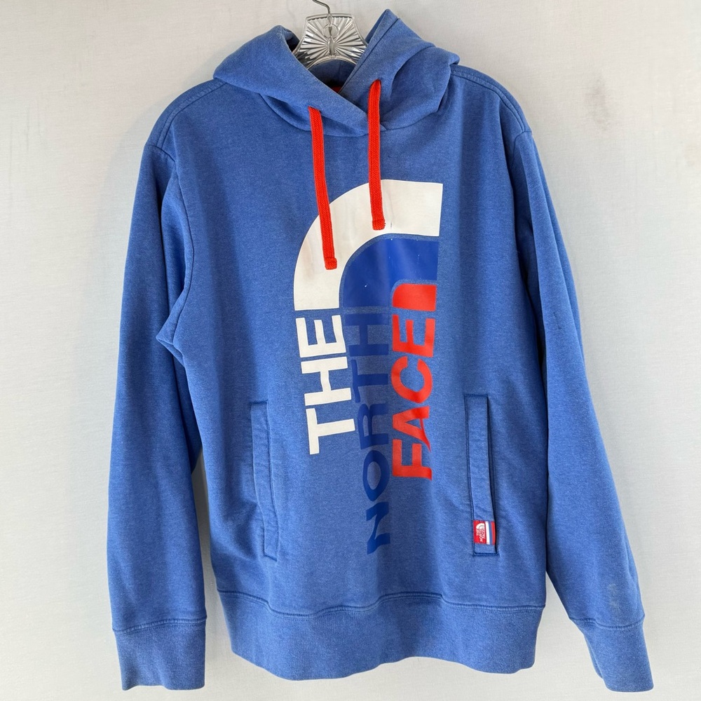 The North Face Blue Graphic Sochi Russia Olympics Cotton Blend Hoodie